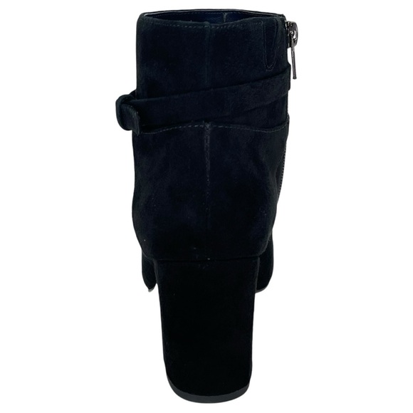 Bella Vita Arlette Black Suede Leather Womens Ankle Boots Size 8W - Picture 4 of 11